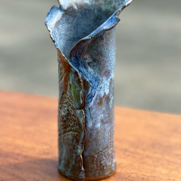 Vintage studio pottery vase - Picture 3 of 5